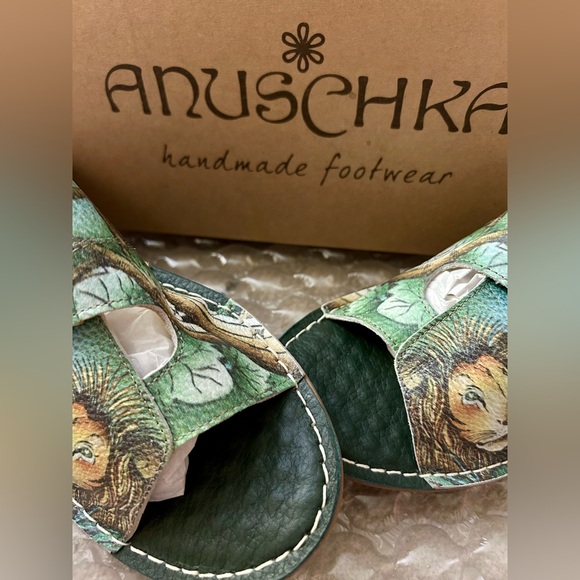 New Anuschka African Adventure Leather Slide Sandals SZ EU 40 - Picture 2 of 12